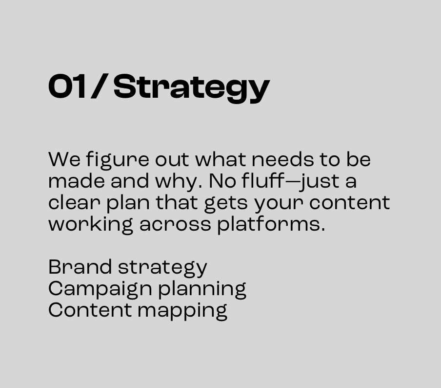 Modra Media • 01 : Strategy Modra Media • 01 : Strategy