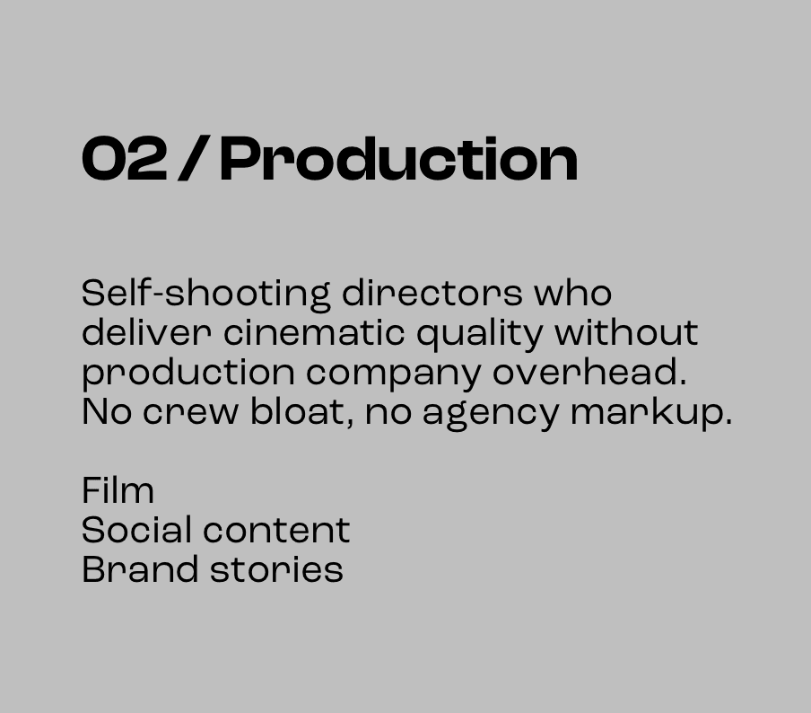 Modra Media • 02 : Production Modra Media • 02 : Production